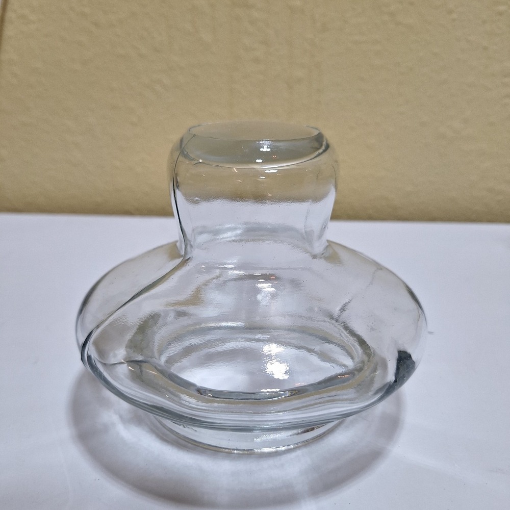 Vintage Clear Glass Lamp Shade Hurricane Globe Diffuser Replacement Part